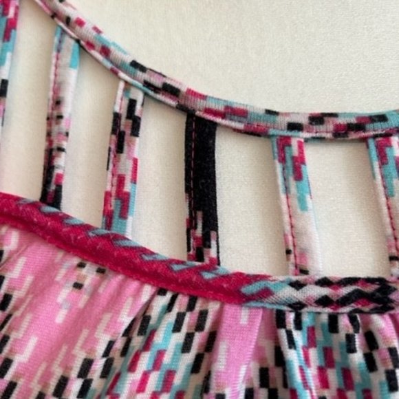 Maurices Spaghetti Strap Multicolor Strappy Top Size M - Picture 3 of 4